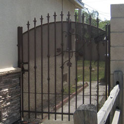 Iron Courtyard Gates - Folsom, CA